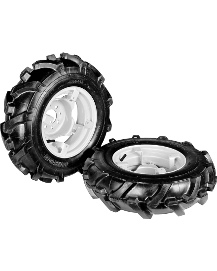Coppia ruote Tractor in gomma 5.00-10 [Dischi registrabili] - COD. 900412