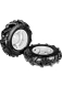 Coppia ruote Tractor in gomma 5.00-10 [Dischi registrabili] - COD. 900412