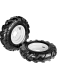 Coppia Ruote Tractor in gomma 4.00-8 [Dischi con 2 posizioni] - COD. 900112