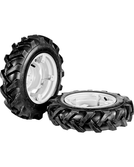Coppia ruote Tractor in gomma 4.00-10 [Dischi registrabili] - COD. 902412