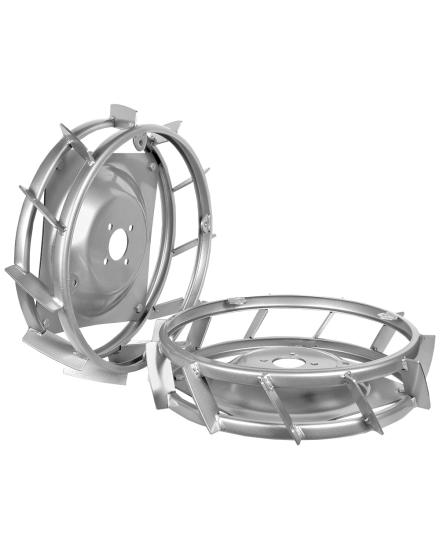 Coppia ruote in ferro diametro 46 x 12 cm -COD. 922212