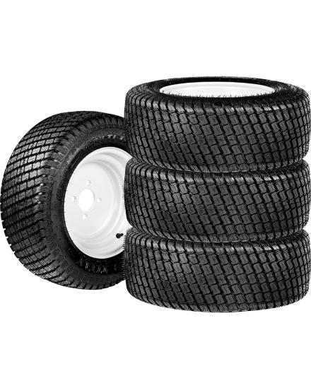 Set 4 ruote Garden in gomma 27x10.50-15 - COD. 918112