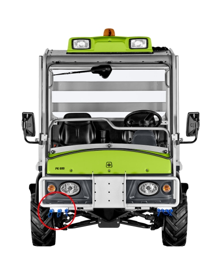 Presa di forza idraulica 25L 10HP PK600 - COD.9B0711