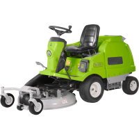 Outfront mowers with collection