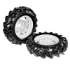 Pair pneumatic "Tractor" wheels 5.00-12 [adjustable discs] - COD. 902512