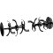 Adjustable tiller 99 cm with 27 mm hexagonal shaft