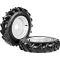 Roues pneumatiques tractor 4.00-10 (jantes fixes avec 2 positions) ; paire  